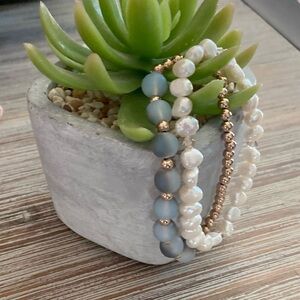 Golden Hour Glow Bracelet Set